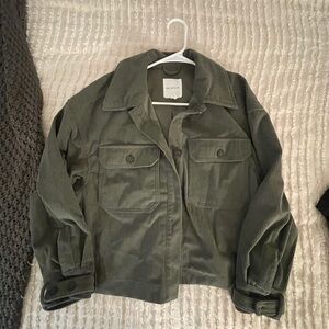 Olive Green Corduroy Jacket